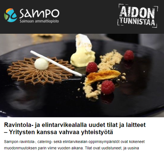Uutiset - Saimaan ammattiopisto Sampo